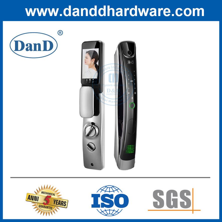 High Technology Face Recognition Intelligent Automatic WiFi Waterproof Smart Entrance Door Lockset