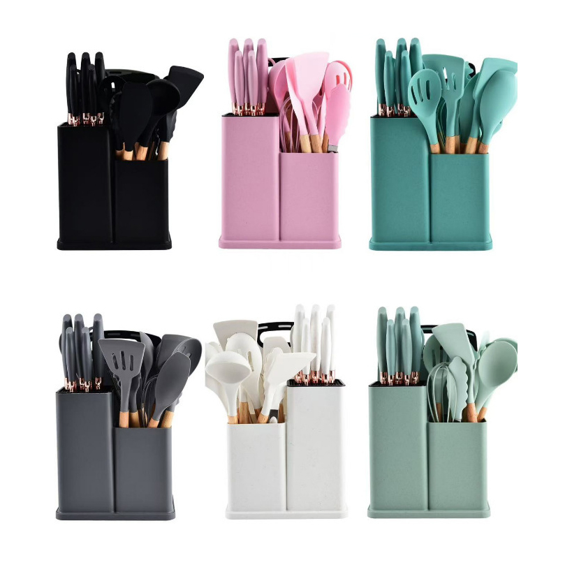 Набор кухонных принадлежностей 19 предметов из силикона