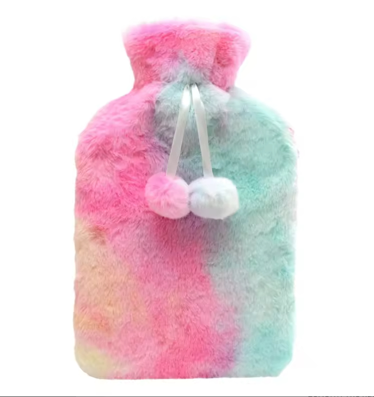 Hot Selling Plush Rubber Hand Warmer Hot Water Bottle Bag