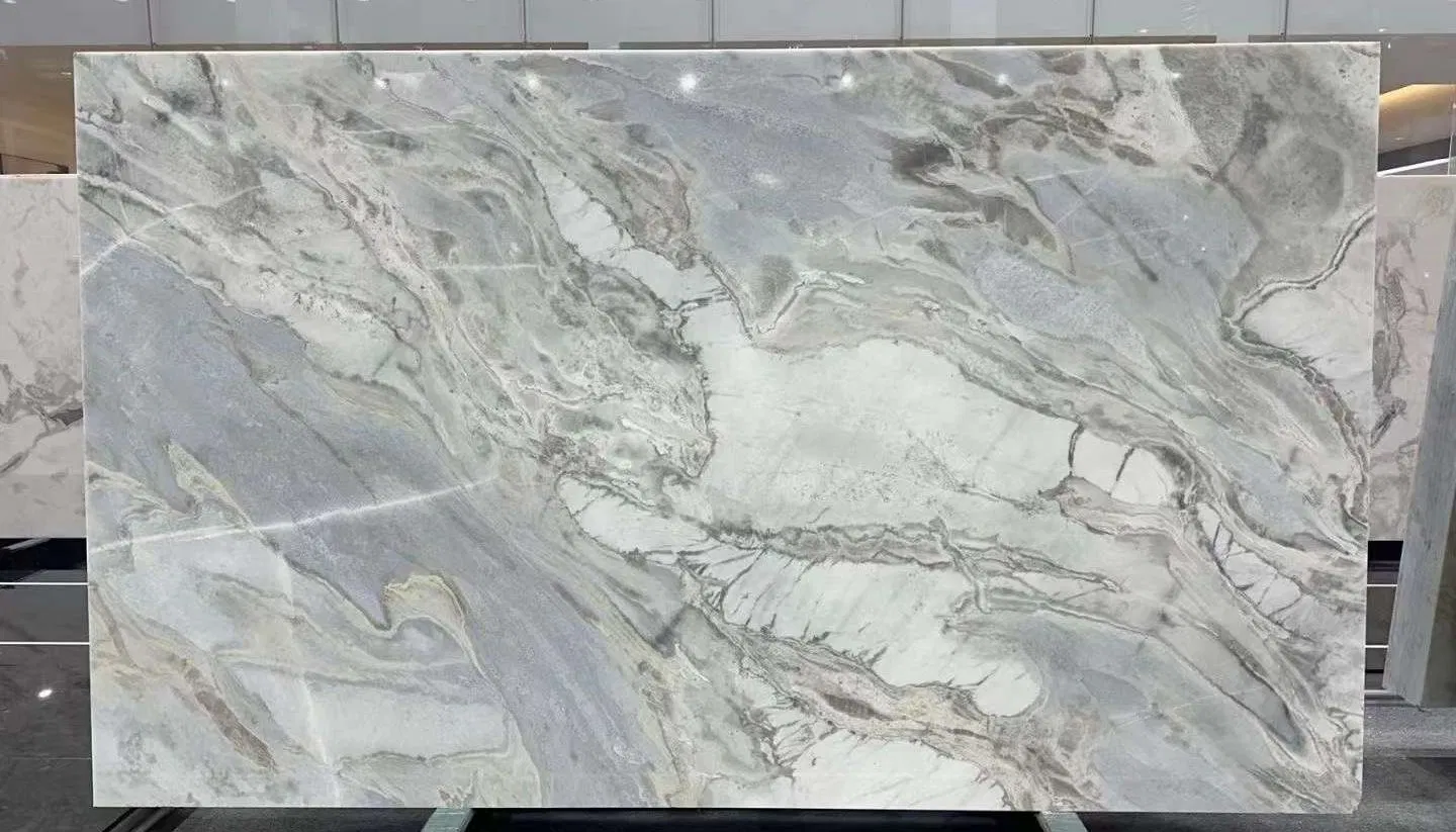 Fendi White Natural Marble Background Wall Flooring Tiles