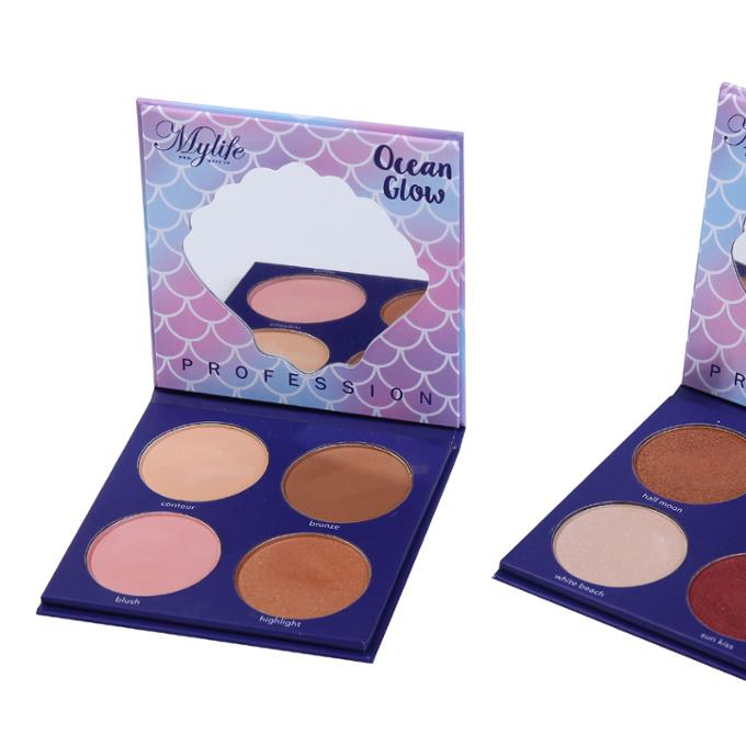 Highlighter Palette Natural Glitter Eyeshadow Palette Makeup Private
