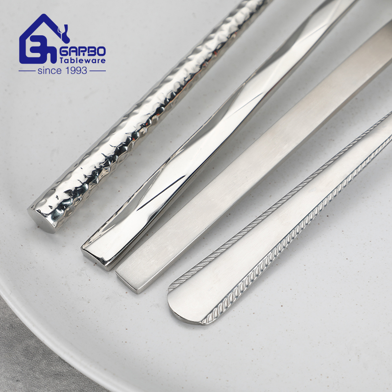 Stainless Steel Fork with Engraved Gold Handle Dinnerware Forks Table Kitchen Flatware Set Cutlery