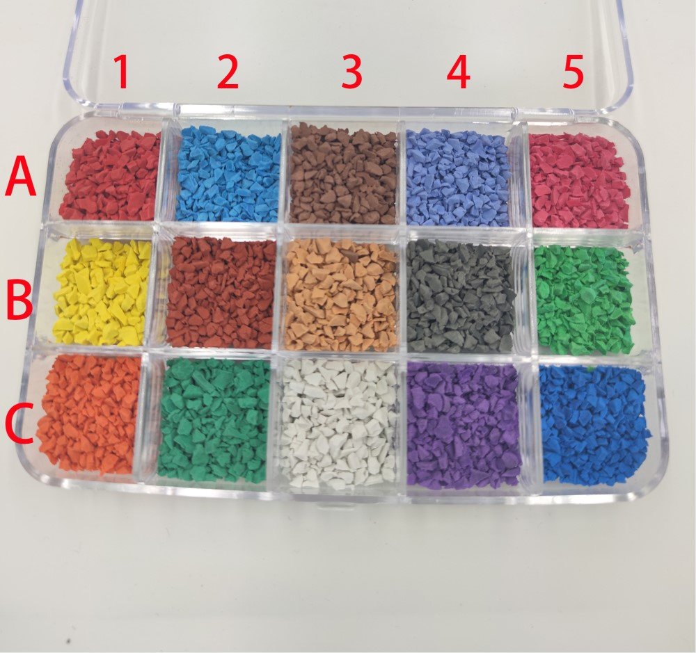 Colored EPDM Chips/EPDM/EPDM Granules with 18%EPDM Content