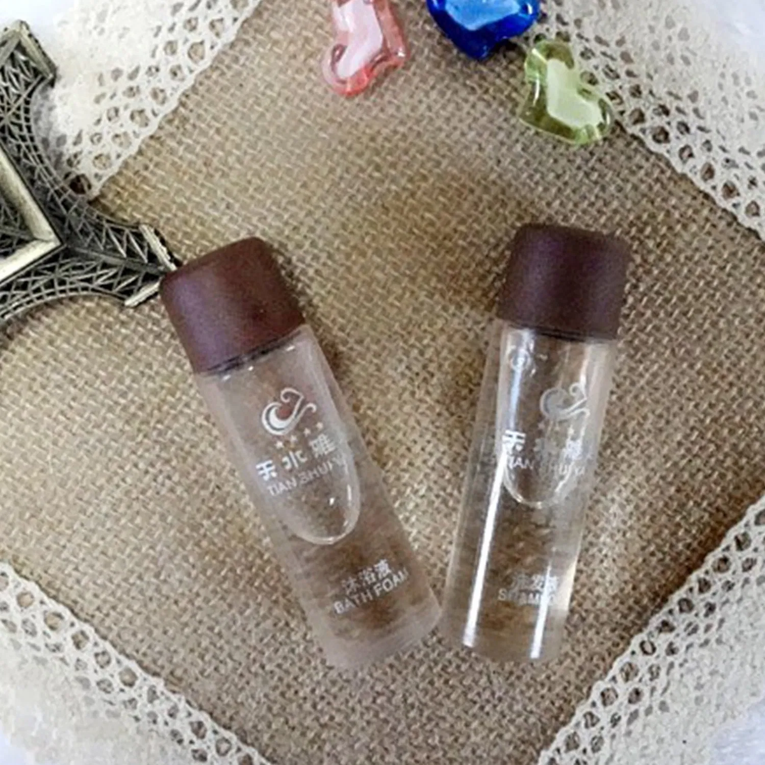 Dry Shampoo Spraying Empty Clear Small Powder Bottle 02