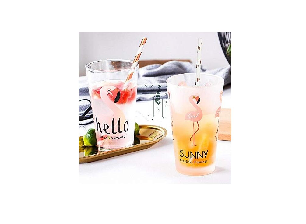 Super Value Premium Quality with 4 Unique Designs Rose Gold Paper Straw for Beverages, Cocktails, Arts & Crafts