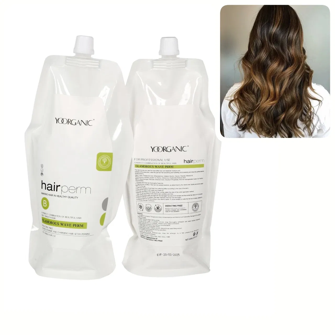High Quality Hair Straightening Cream Salon Product Perm Cream Brazil Korea