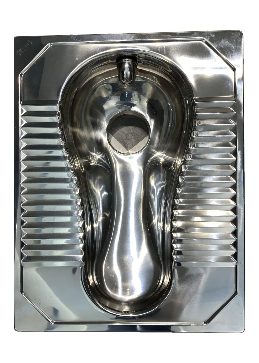 Sanitary Ware Bathroom Stainless Steel Deep Drawing Squatting Pan for Hospital Prison