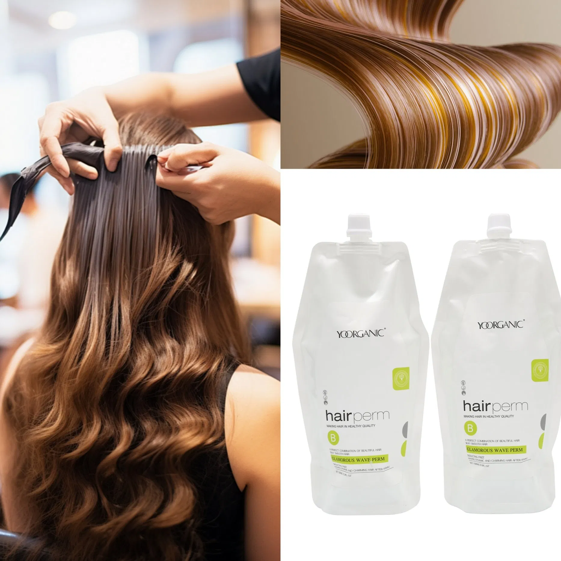 OEM/ODM Manufacturers Factory Yoorganic Permanent Curly Organic Lightness Digital Hair Curly Lotion Hair Perm Cream