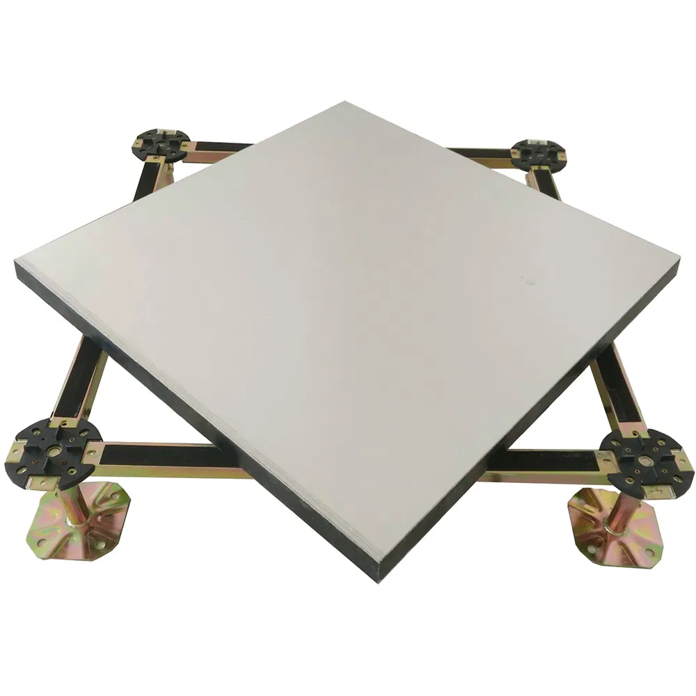 Safe and Thermal Insulation Anti-Static Flooring Calcium Sulphate Access Floor for Banks, Telecommunication Centers