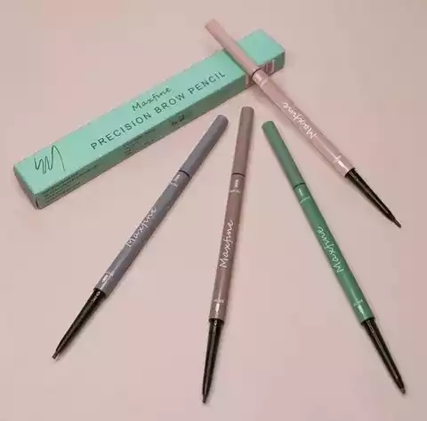 Custom Dual-Ended Eye Brow Natural Smudge-Proof Long Lasting Waterproof Automatic Eyebrow Pencil with Brush