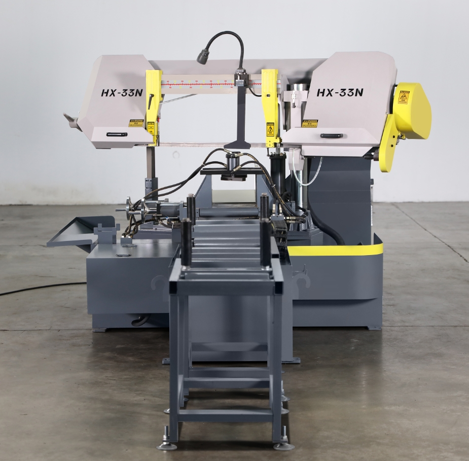 Ленточная пила автоматическая двухколонная промышленная