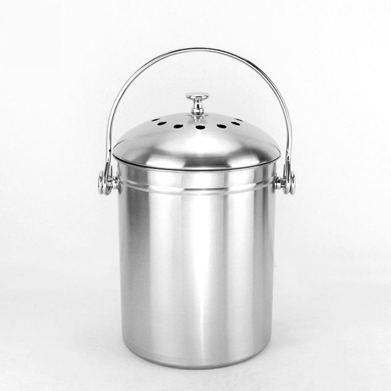 Компостер для кухни и сада 1.3 л, нержавеющая сталь