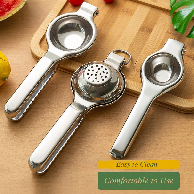 Premium Stainless Steel Lemon Juicer Manual Citrus Press Non-Slip Hand Juicer Press Citrus Press for Home Kitchen