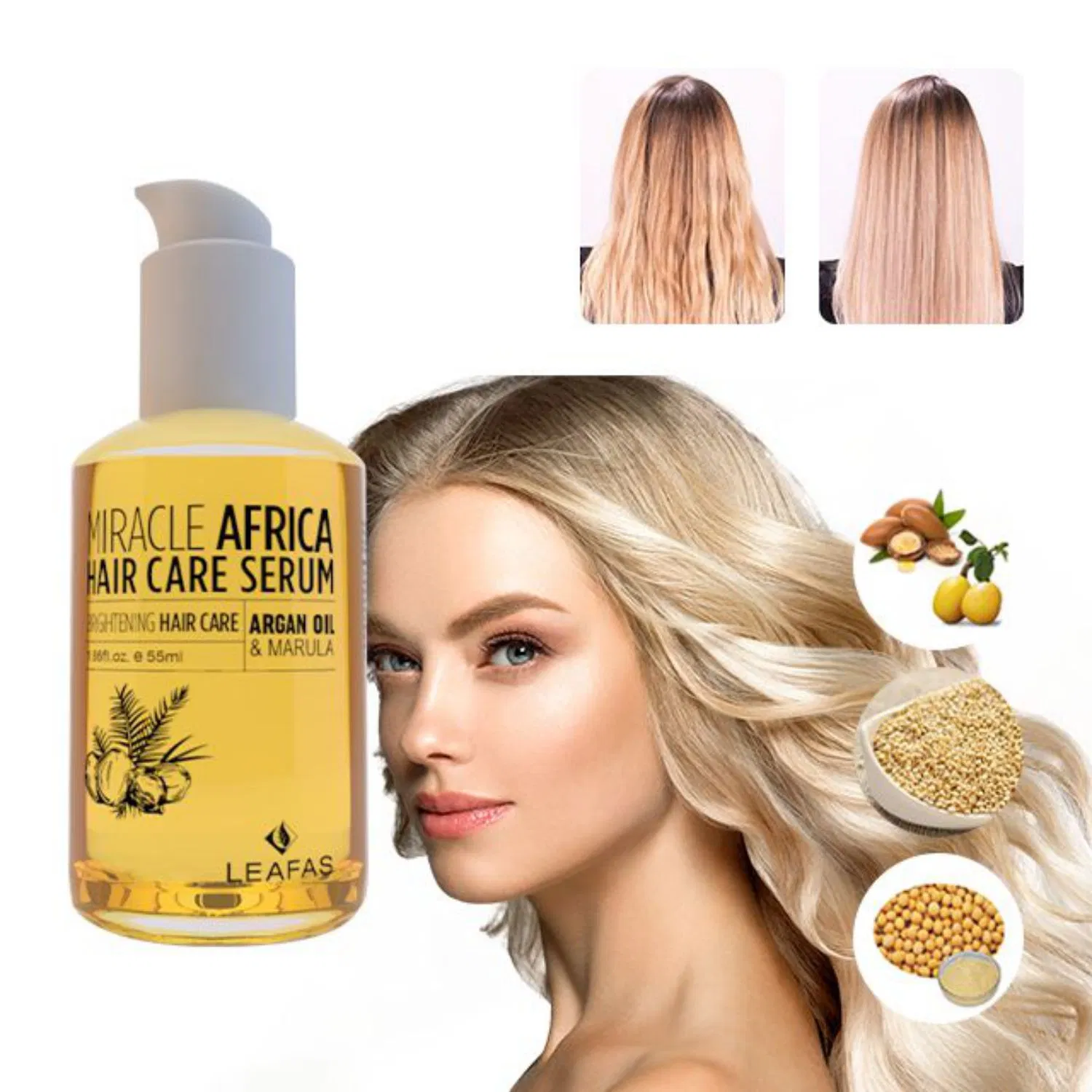 Private Label Famous Brands Top 10 Beauty Products Oil Treatment Organic Best Herbal Moisturizing Brightening Hair Care Serum Hair Oil