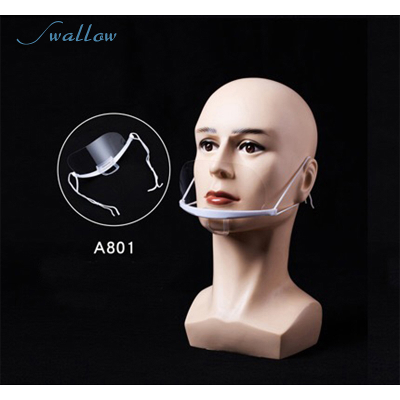 Health Care Anti Fog Anti-Saliva Hotel Kitchen Restaurant Sanitary Transparent Face Protection Cover for Food Service