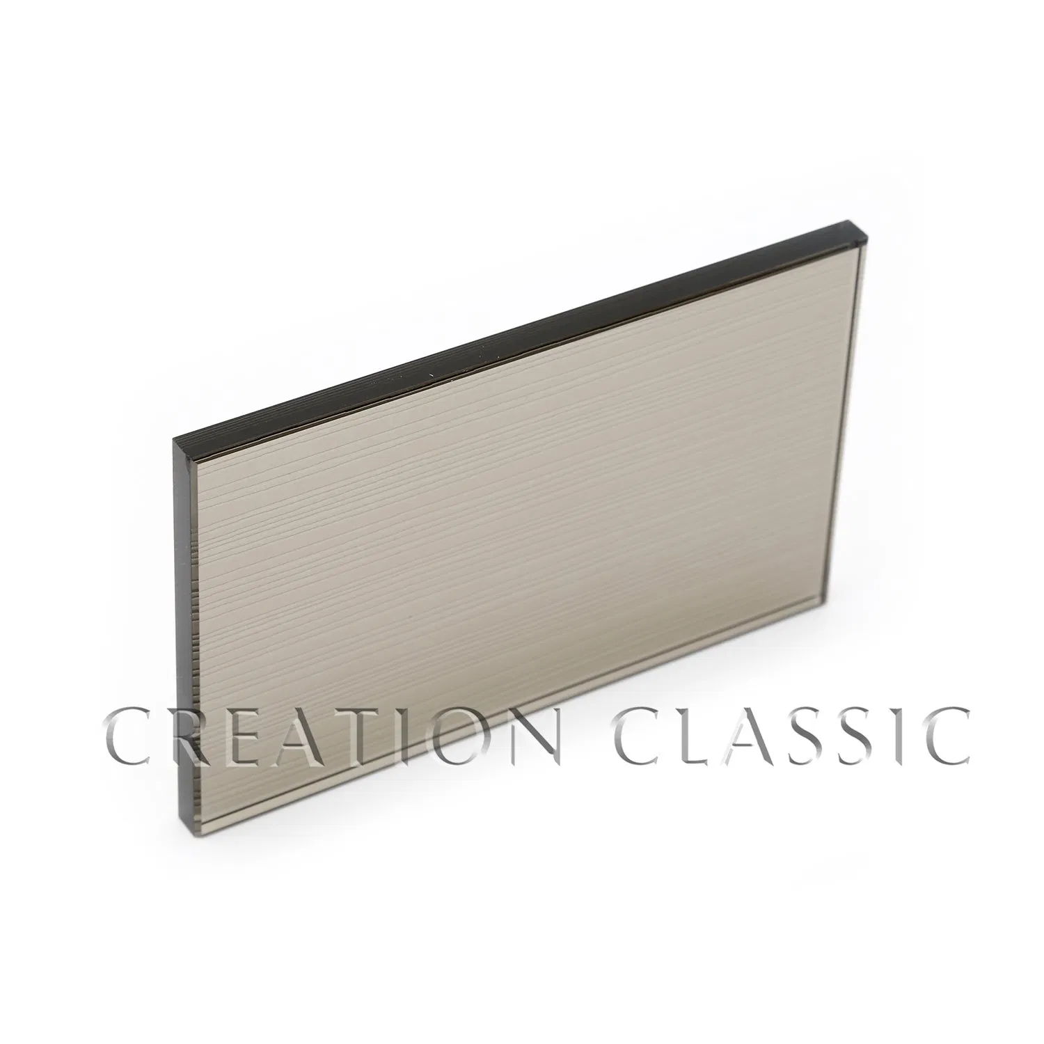 5mm Bronze Deep Acid Etched Glass with Various Flower Types