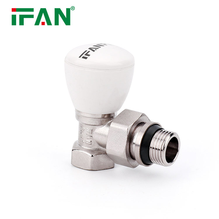 Ifan Factory Price Thermostatic Radiator Valve Brass Valve 1/2 3/4 Inch Brass Radiator Valve