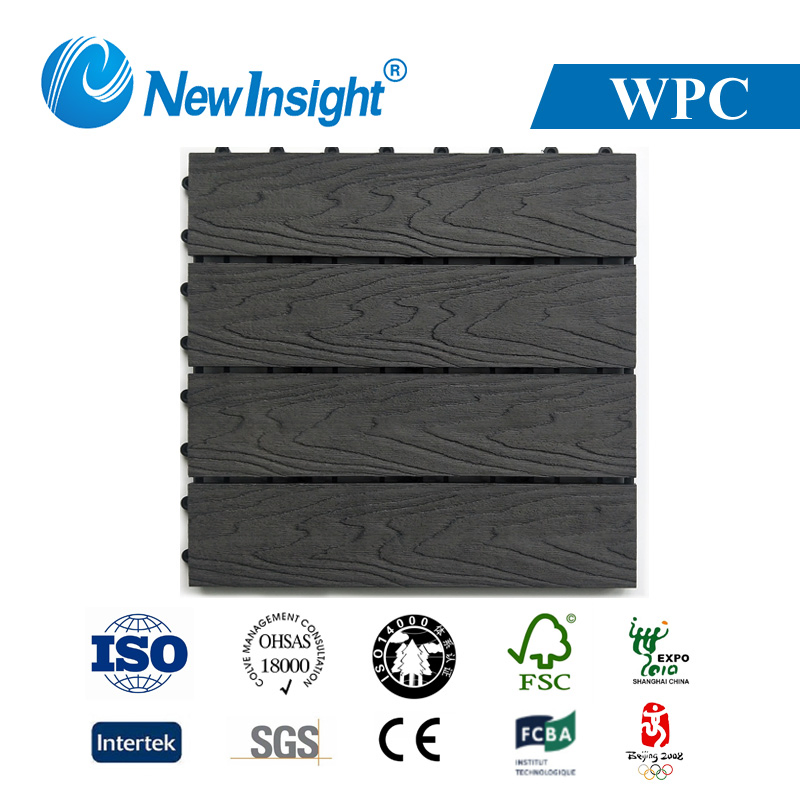 Водостойкая плитка для террасы WPC 300x300 мм