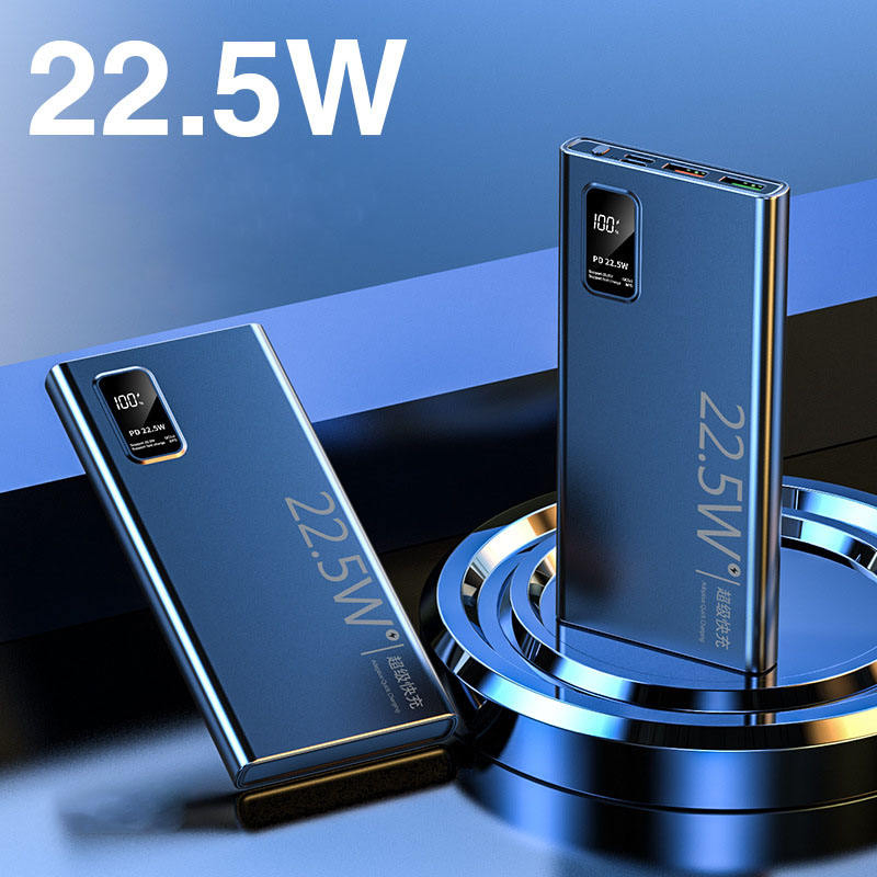 22.5W Super Two-Way Fast Charging Power Bank 20000 Ma Large Capacity Creative Portable Ultra-Thin Mobile Power Supply