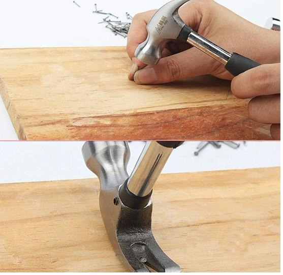 Wholesales Hardness Forged Carbon Steel Hammer with Plastic Handle