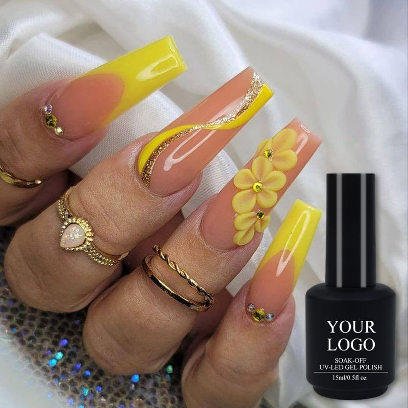 15ml Bottle Vegan Non-Toxic Eco-Friendly Private Labe Gel Polish