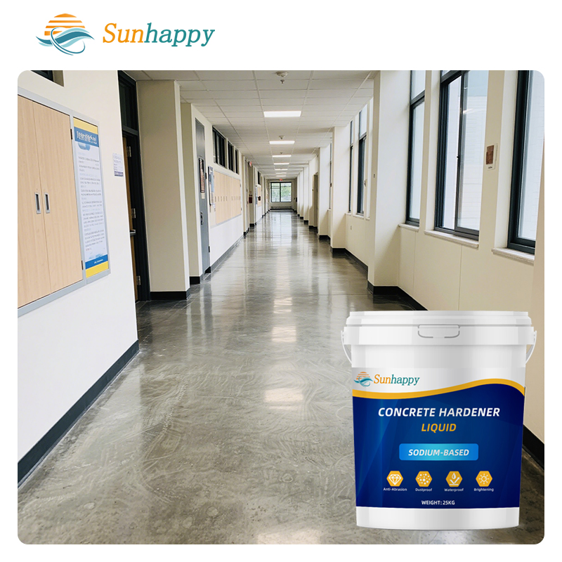 Long Life Cement Curing Agent High Strength Environmental Protection Waterproofing Liquid Concrete Hardener