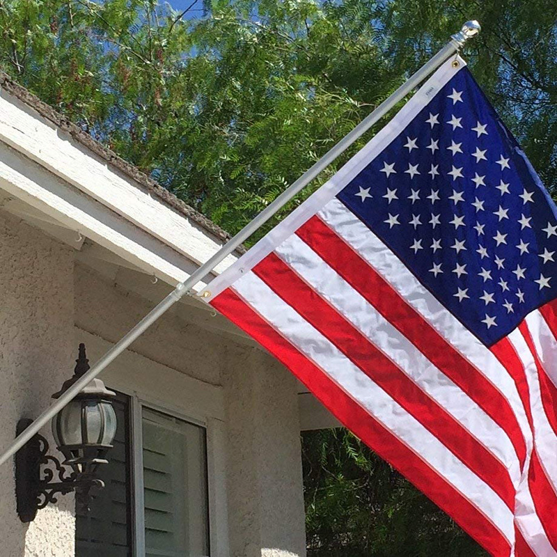 6 Foot Tangle Free Spinning Flag Pole Residential or Commercial Flag Pole Wind Resistant Rust Free