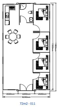 Hot Sale Cheap 40FT Luxury Movable Modular Prefabricated Dormitory Living Prefab