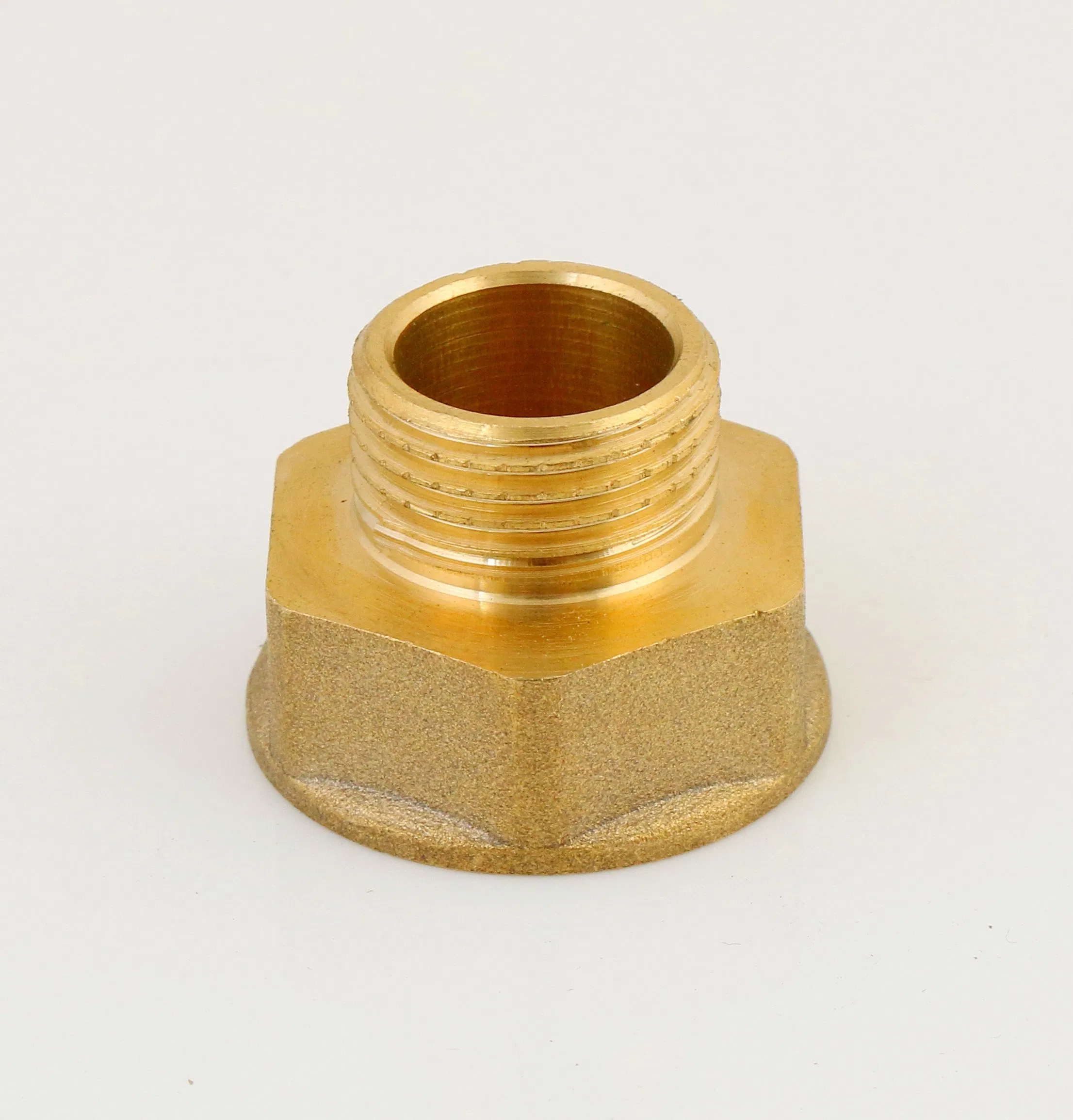 Wholesale Compression Stainless Steel Crimp Plumbing Connector 1/2'' 3/4-1'' Nipple Brass Adapter