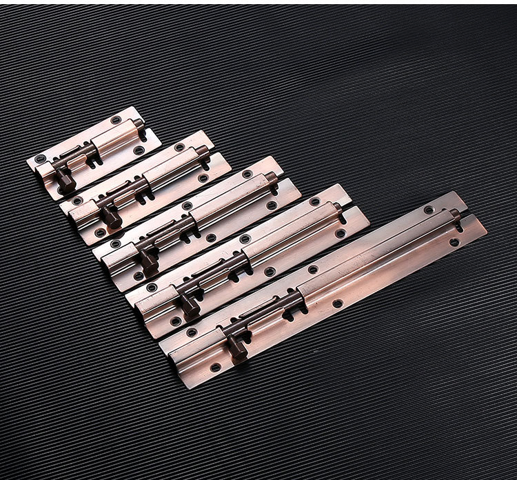 Red Ancient Green Bronze Black Stainless Steel Bolt 3-8 Inch Window Door Latch Wooden Door Bolt for Engineering Furniture