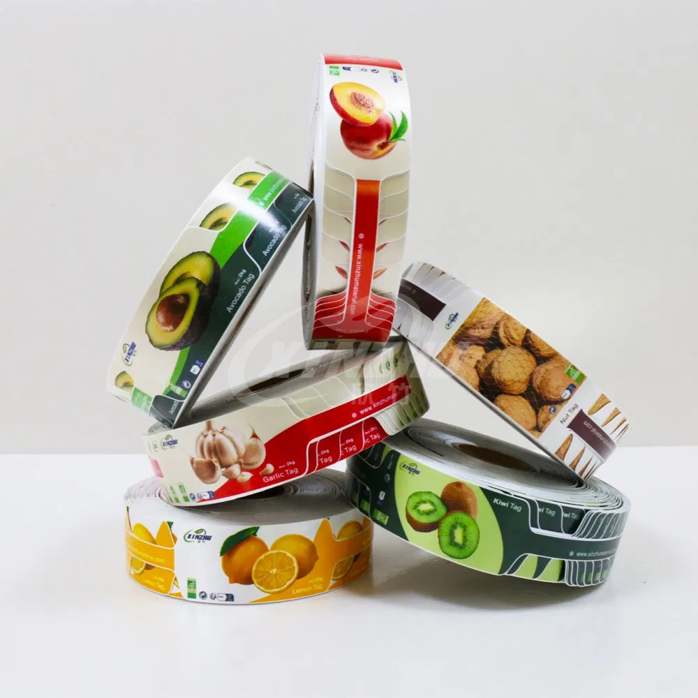 230# Inkjet Fruit Tag for Vegetables Fruits Nuts and Gift Net Bags High Quality Horizontal Tear Resistant