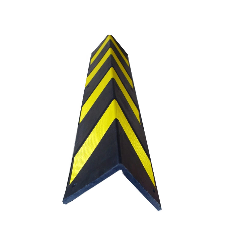 800mm Yellow and Black Reflective Rubber Corner Guard