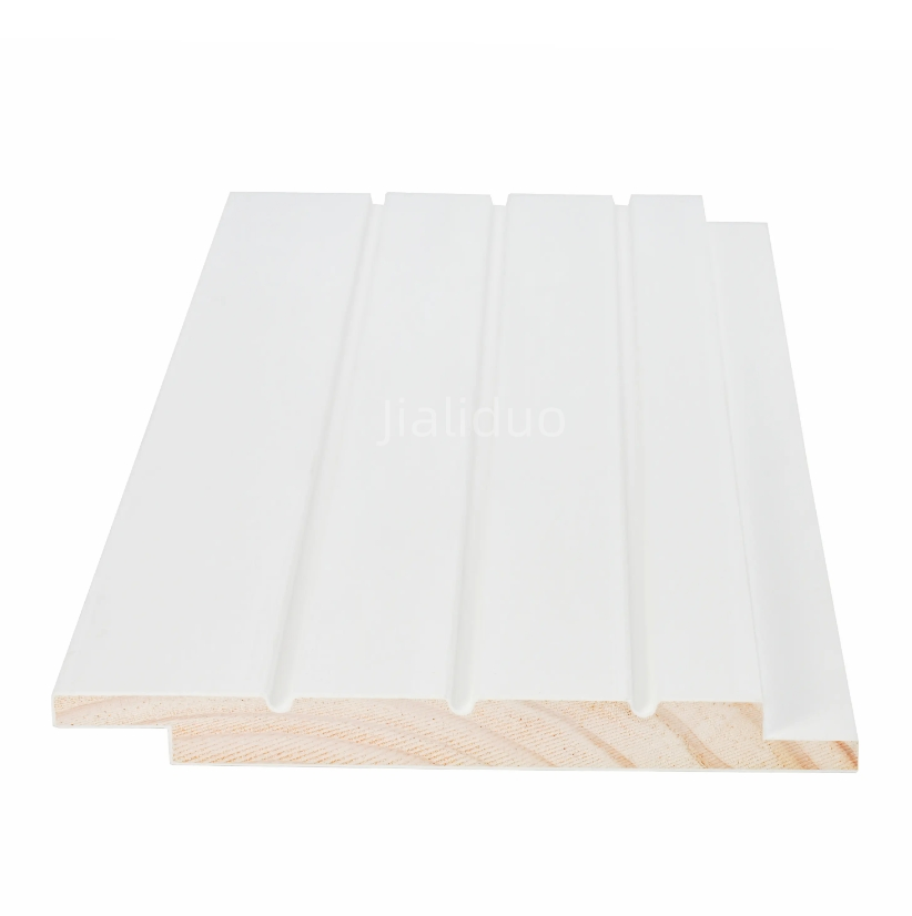 White Primed Wood Pine Fj Tongue and Groove Shiplap Walls Panels