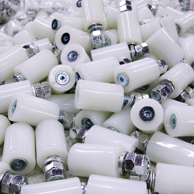 Plastic Guide Wheels for Sliding Doors, Black or White Nylon Guide Roller for Sliding Doors