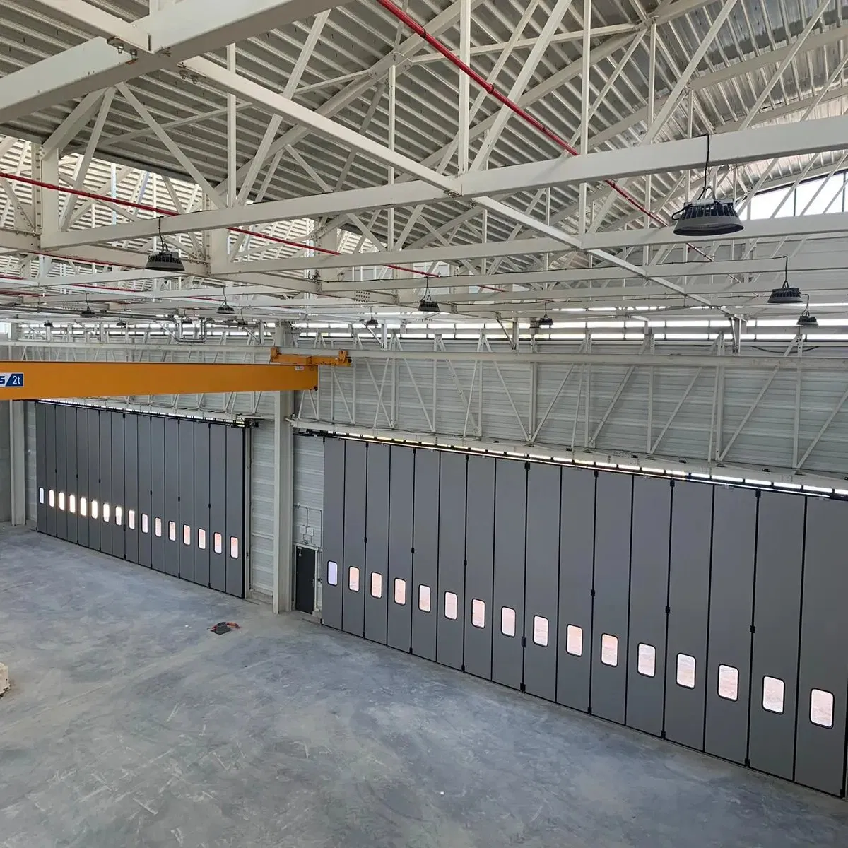 Automatic Electric Big Size Folding Shipyard Aircraft Hangar Door