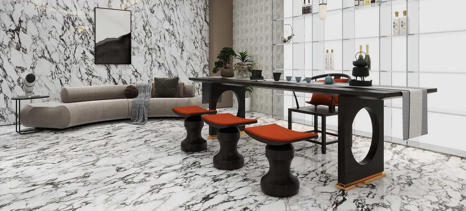 White Purple Marble Luxury High End Commercial Project Floor Tile Wall Decoration Sintered Big Stone Slab