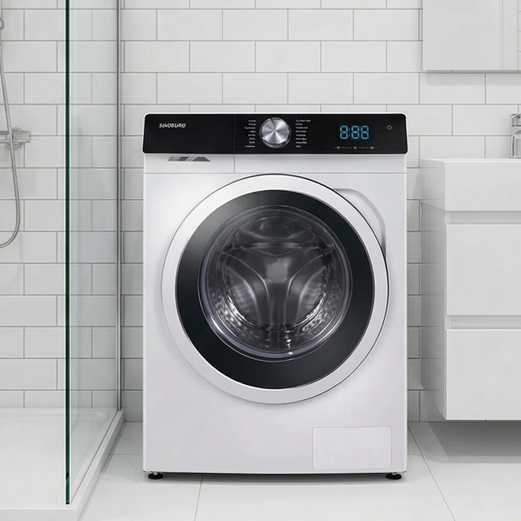 CE Certificate Q 08 Front Loading Washer Dryer Automatic Washing Machine