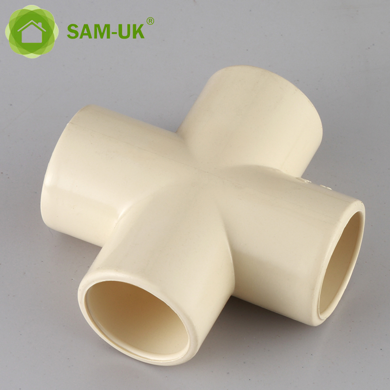 ASTM D2846 Schedule 40 CPVC 4-Ways Fittings Cross