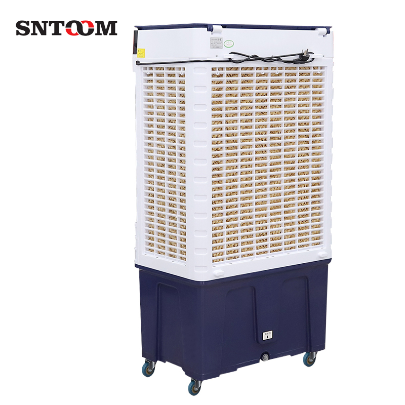 Large Air Domestic Industrial Chiller with Water Cooling Air Conditioning Fan Mobile Factory Commercial Evaporative Cooling Fan