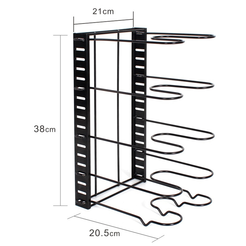 Односторонняя многоуровневая подставка для кастрюль и крышек