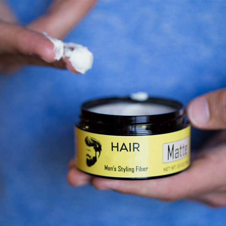 Private Label Styling Clay for Men Matte Finish Molding Hair Wax