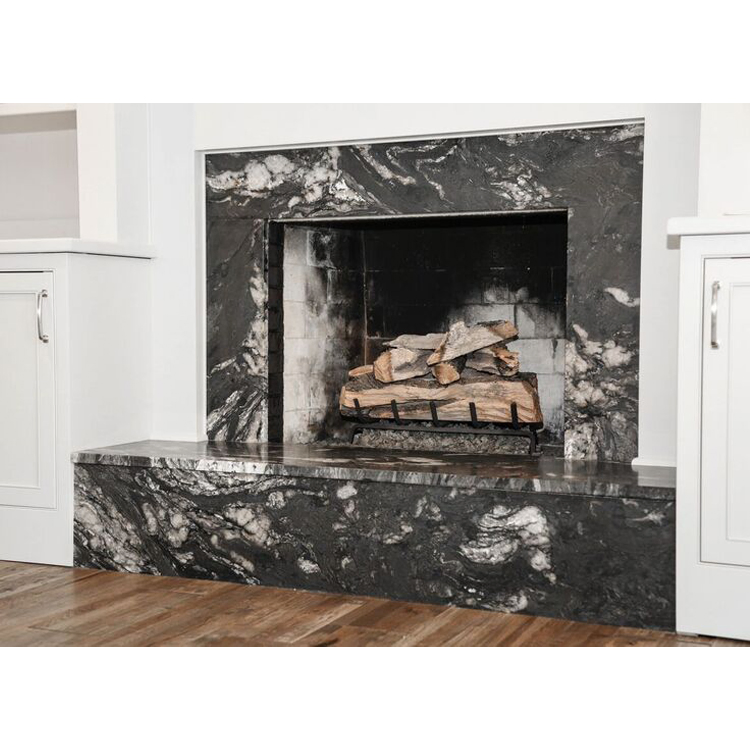 Fireplace Mantel Outdoor Indoor Fireplace Surround Natural Stone Onyx Marble Granite Fireplace