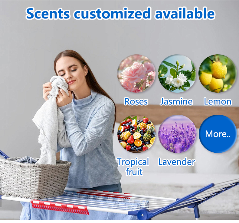 Customized High Efficiency Laundry Detergent Powder for Clothes Washing