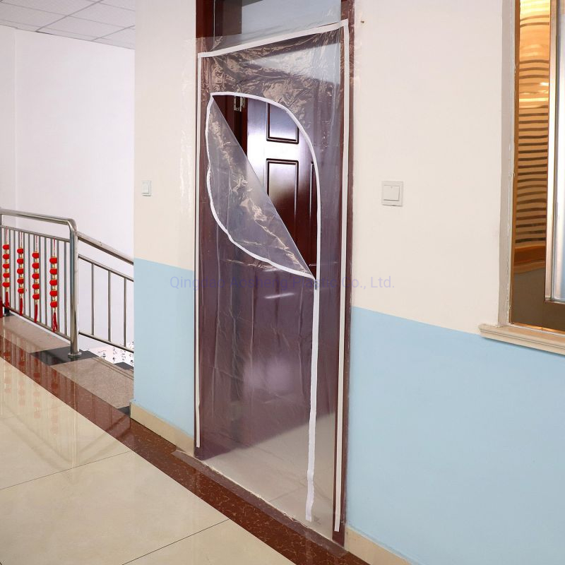 Barrier for Dust Containment Zipper Door
