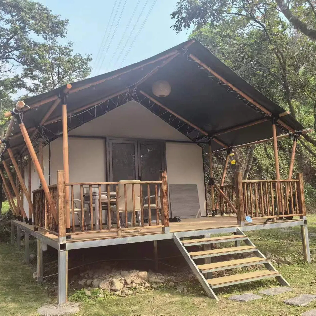 Forest Homestay Steel Structure or Solid Wood Tent