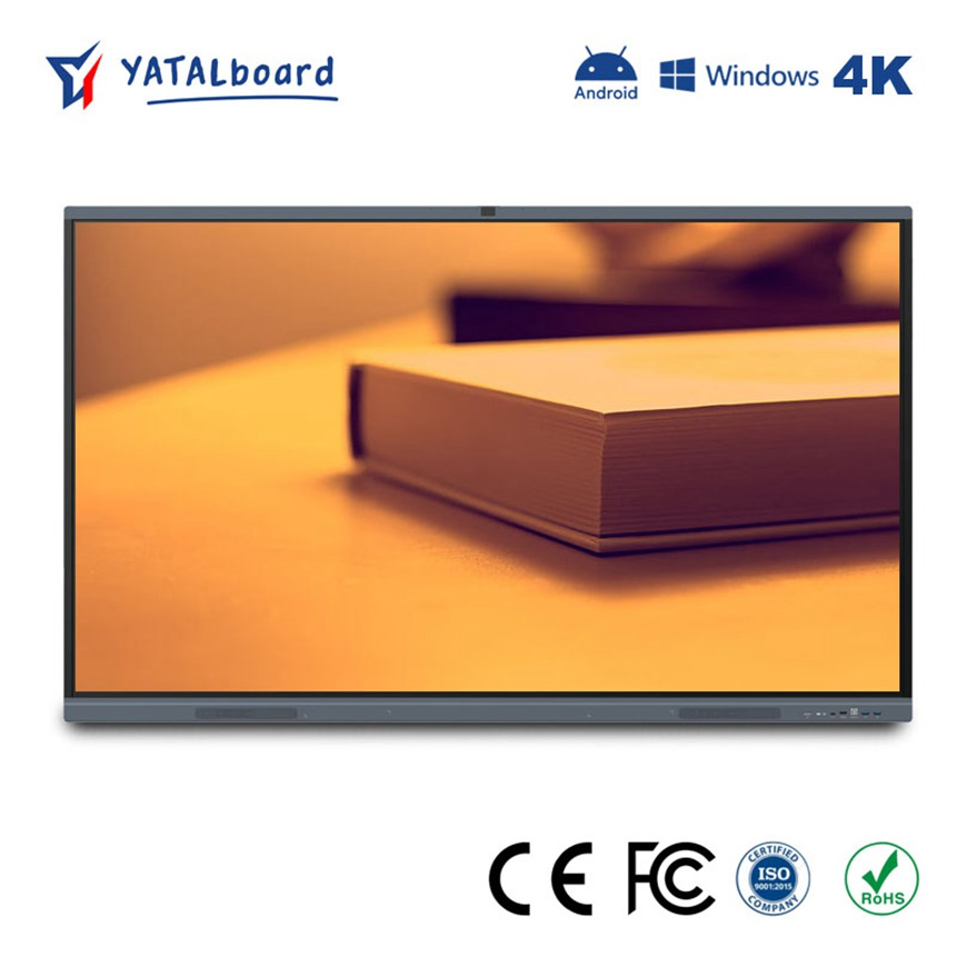 65/75/86/100/110 Inch Finger Multi Touch Screen Smart LCD Display All-in-One Teaching Board Electronic Interactive Board Conference Machine