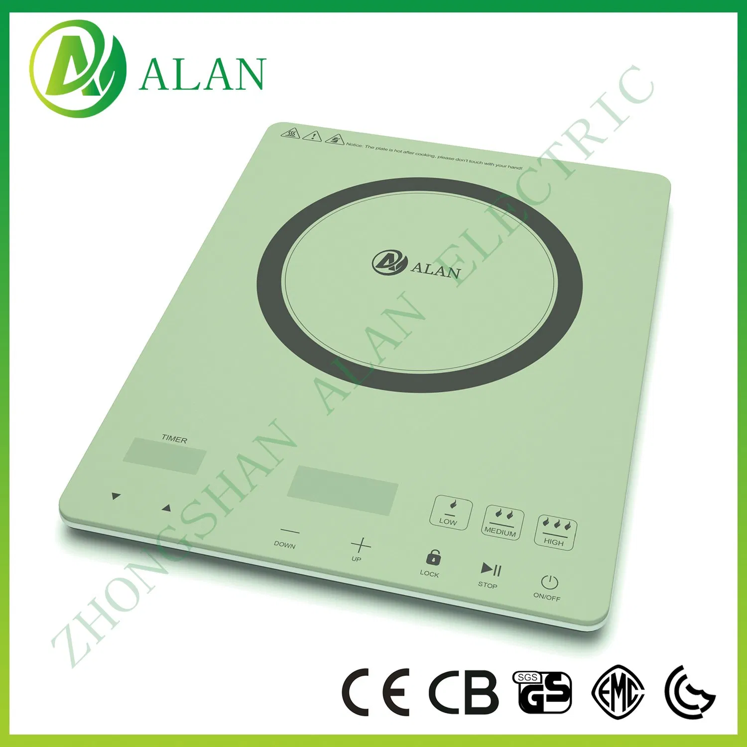 Ultra Slim Body Full Touch Screen Electric Stove for Hotpot Induction Cooker 2200watts