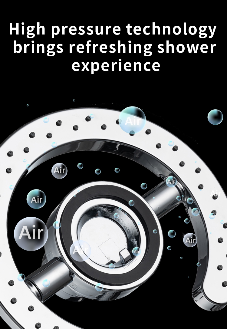 Zm8190 Best Selling Shower Set Magnetic Shower Kit Combo Mounted for Bathroom