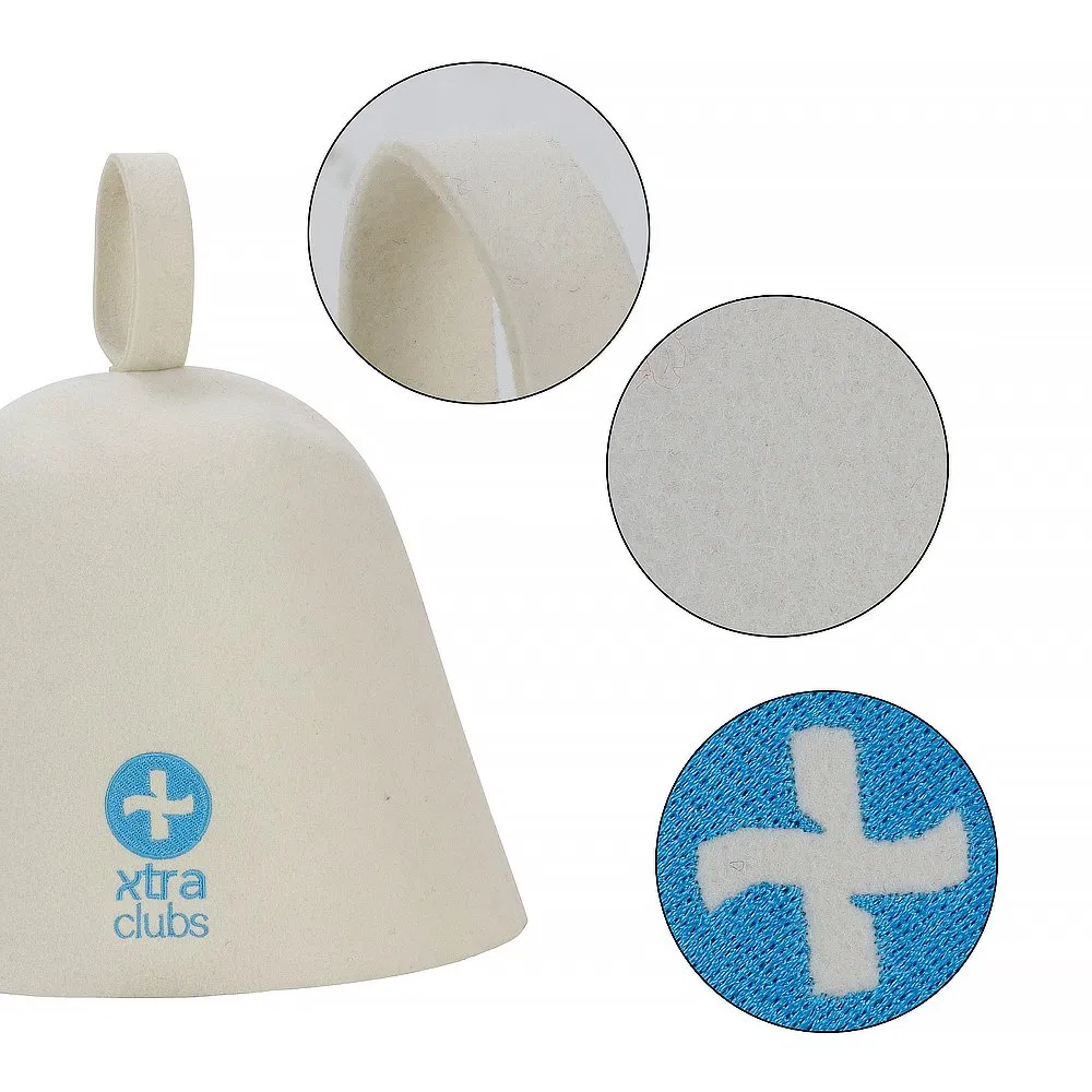 Moisture-Wicking Wool Felt Hat - Keep Your Head Dry During Sauna Sessions