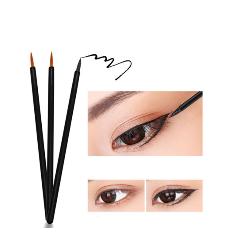 Factory Direct Sales White and Fiber Disposable Eyeliner Brush Lip Liner Brush Eyeliner Wand Applicator